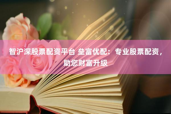 智沪深股票配资平台 垒富优配：专业股票配资，助您财富升级
