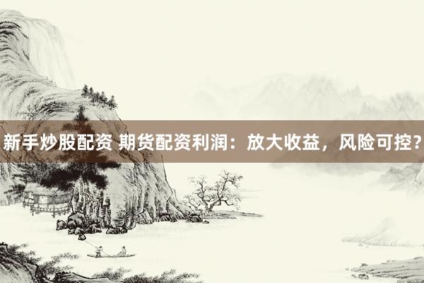 新手炒股配资 期货配资利润：放大收益，风险可控？